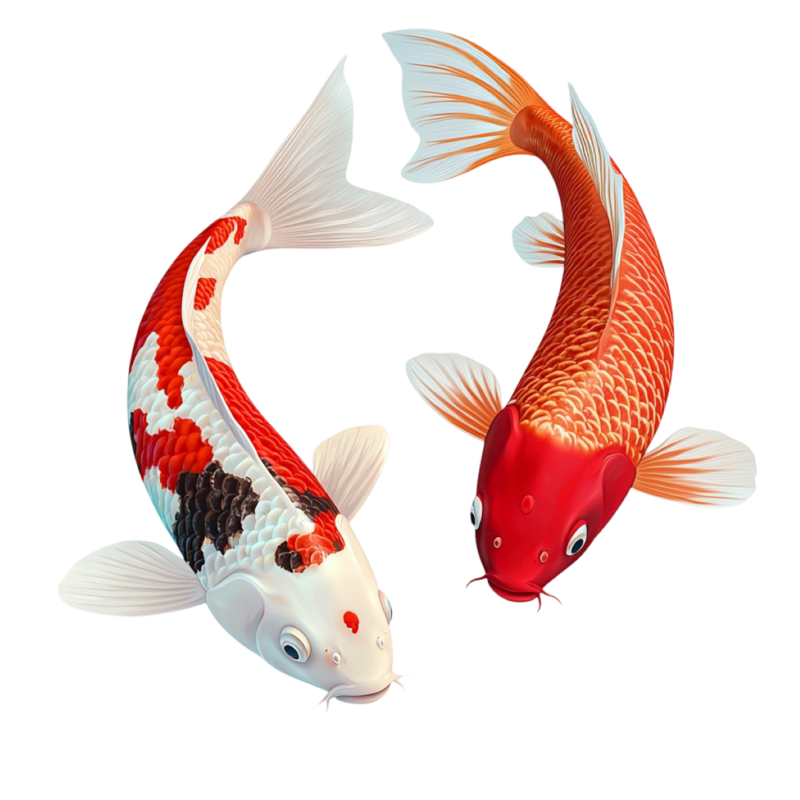 Koi Art Decoration