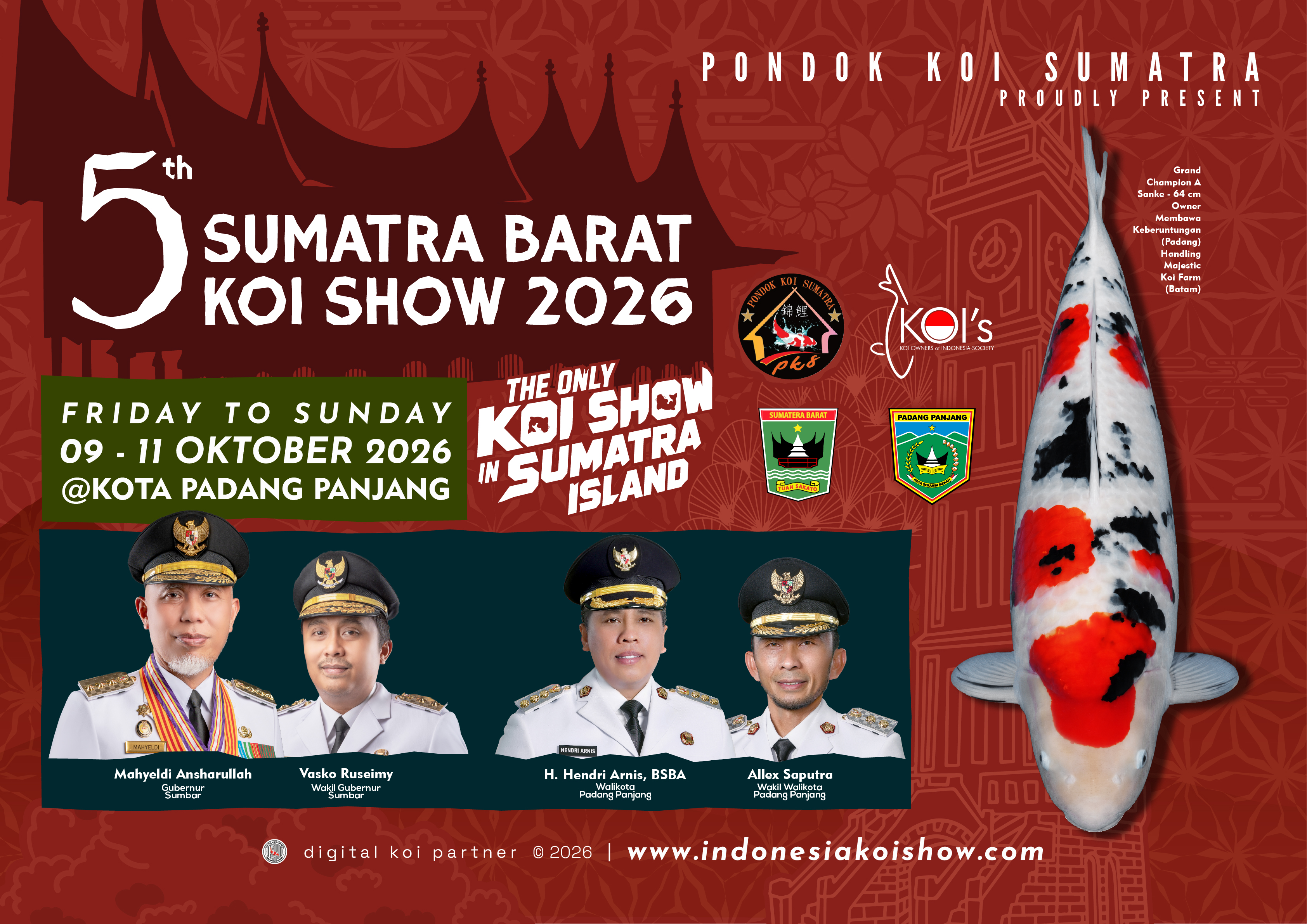 5th Sumatera Barat Young Koi Show 2026