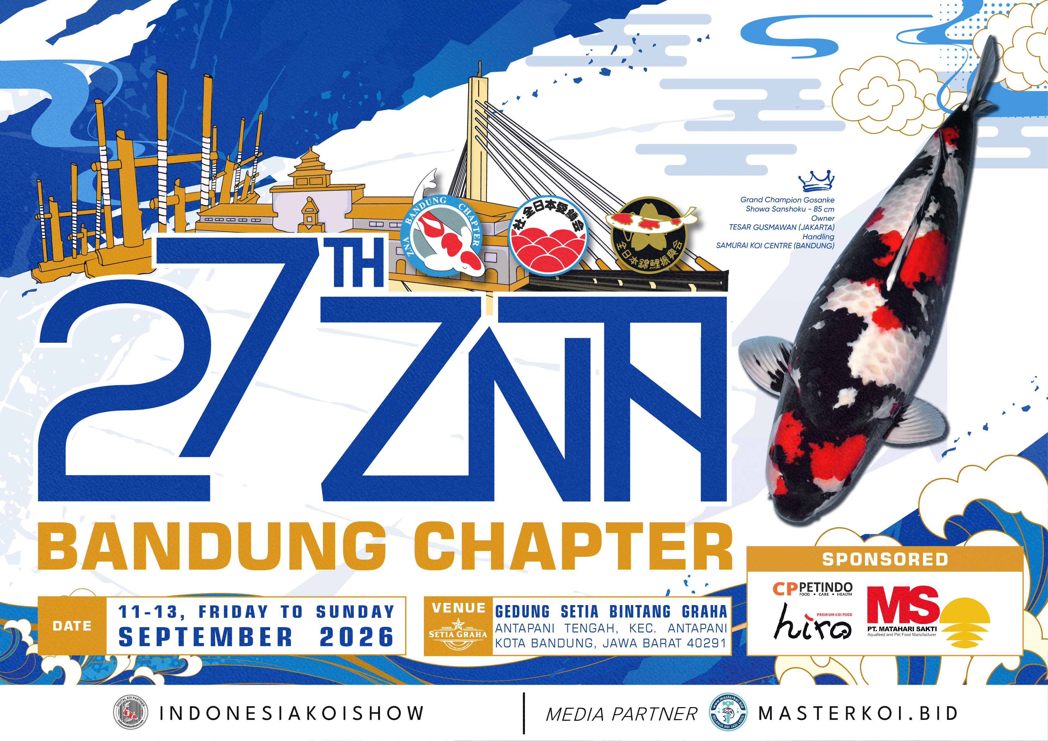 27th ZNA Bandung Chapter Koi Show