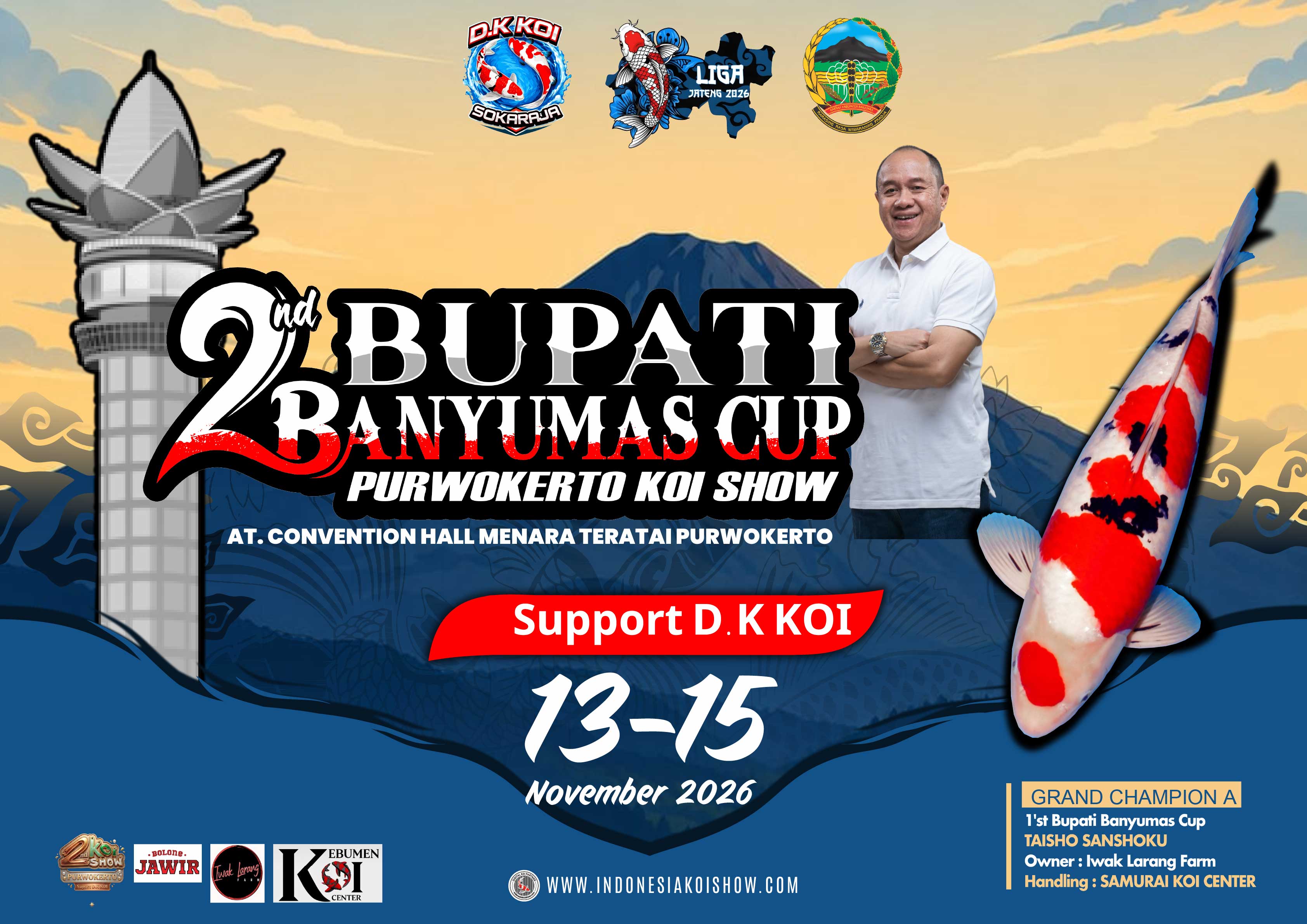 Kontes Koi 2nd Bupati Banyumas Cup Purwokerto Koi Show